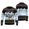 Oh What Fun It Is To Ride Ugly Christmas Sweater Black