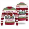 Oh What Fun It Is To Ride Ugly Christmas Sweater Cardinal Red