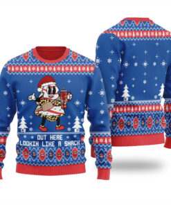Out Here Lookin Like A Snack Cookies Ugly Sweater Royal
