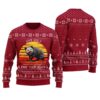 Possum Fake Death Ugly Sweater Cardinal Red