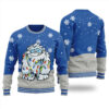 Pretty Yeti Ugly Christmas Sweater Royal