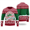 Real Thick And Sprucey Ugly Christmas Sweater Cardinal Red