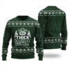 Real Thick And Sprucy Ugly Sweater Forest Green