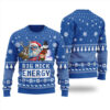 Santa Big Nick Energy Christmas Sweater Royal