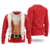Santa Body Mens Christmas Sweater