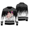 Santa Sexy Dance Ugly Christmas Sweater Black