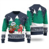 Santa's Twerkshop Ugly Christmas Sweater Navy