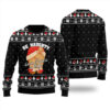 Save Santa A Trip Naughty Ugly Christmas Sweater Black