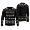 Silly Goose On The Loose Ugly Christmas Sweater Black
