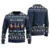 Silly Goose On The Loose Ugly Christmas Sweater Navy