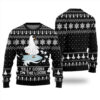 Silly Goose On the Loose Funny Ugly Christmas Sweater Black