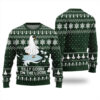 Silly Goose On the Loose Funny Ugly Christmas Sweater Forest Green