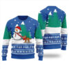 Snowman Funny Ugly Christmas Sweater Royal