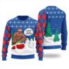 Surprising Frosty Barry Wood Christmas Sweater Royal