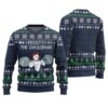 Swoleman Frosty Ugly Christmas Sweater Navy