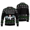 Swoleman Snowman Christmas Sweater Black