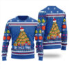 Taco Christmas Tree Christmas Sweater Royal