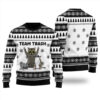 Team Trash Opossum Raccoon Rat Animals Garbage Ugly Sweater Black
