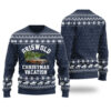 The Griswolds Christmas Vacation Ugly Sweater Navy
