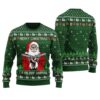 Ya Filthy Animal Ugly Christmas Sweater Forest Green