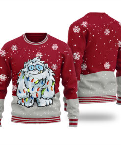 Yeti Pretty Christmas Sweater Cardinal Red