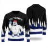 Yeti To Party Christmas Sweater Black