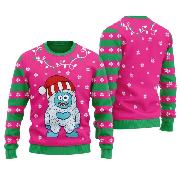 Yeti To Party Pink Christmas Sweater