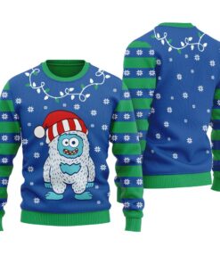 Yeti To Party Ugly Sweater Royal