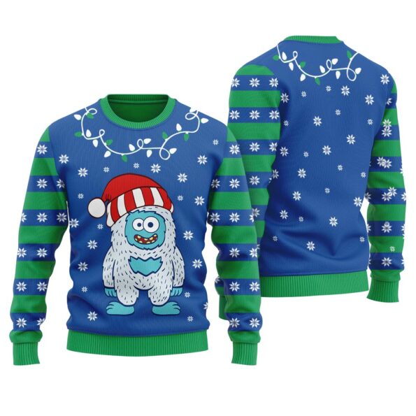 Yeti To Party Ugly Sweater Royal