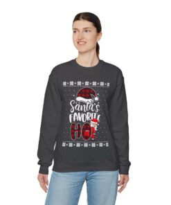 Santa Favorite HO Ugly Christmas Sweatshirt Womens 11
