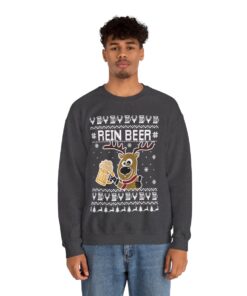 Rein Beer Reindeer Christmas Sweatshirt For Men 11