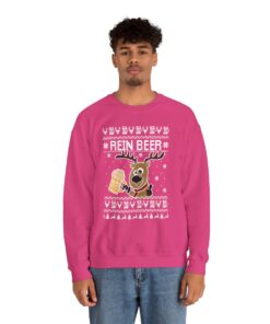 Rein Beer Reindeer Ugly Xmas Sweatshirt 22