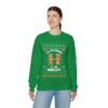 Naughty Gingerbread Ugly Christmas Sweatshirt Womens