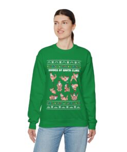 Sexy Shades Of Santa Ugly Christmas Sweatshirt Womens