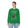 Dachshund Ugly Christmas Sweatshirt Womens