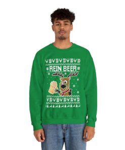 Rein Beer Reindeer Christmas Sweatshirt For Men 10