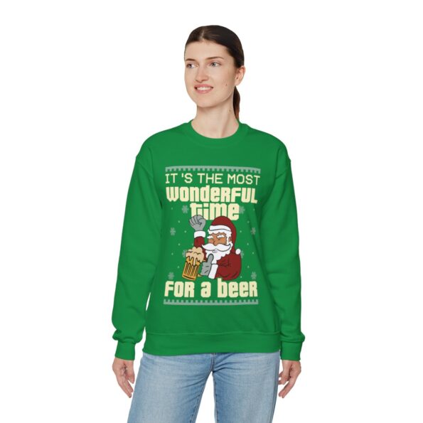 Drunk Santa Ugly Christmas Sweatshirt Womens