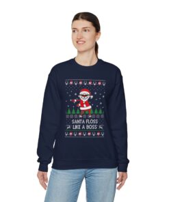 Floss Santa Claus Ugly Christmas Sweater