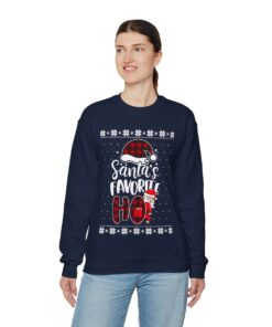 Santa Favorite HO Ugly Christmas Sweatshirt Womens 12