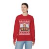 Santa Club Party Ugly Christmas Sweatshirt Womens
