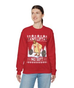 Jesus The Swoleman Ugly Christmas Sweatshirt Womens