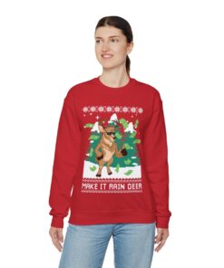 Reindeer Ugly Christmas Sweatshirt For Women