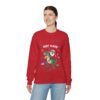 Santa Ride Hard Ugly Christmas Sweatshirt Womens