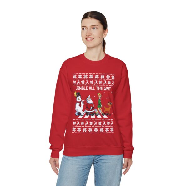 Jingle All The Way Ugly Christmas Sweatshirt Womens
