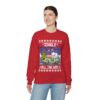 Jingle All The Way Flamingo Christmas Sweatshirt Womens