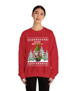 Sexy Gnome Ugly Christmas Sweatshirt Womens