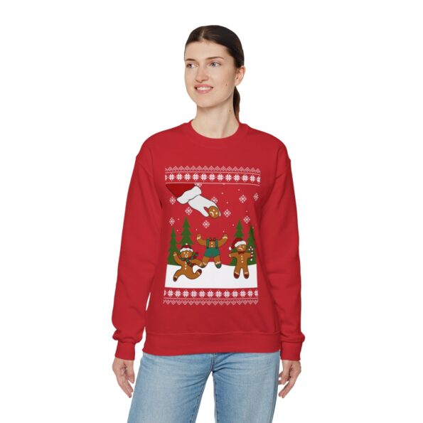 Gingerbread Oh Snap Ugly Christmas Sweatshirt Womens