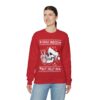 Dead Inside Skeleton Jolly AF Funny Skeleton Ugly Christmas Sweatshirt Womens