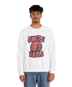 Alternative view of Jingle Balls Naughty Ugly Xmas Sweatshirt