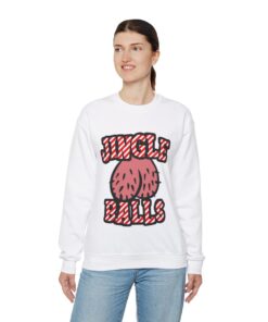 Alternative view of Jingle Balls Ugly Christmas Sweatshirt Womens